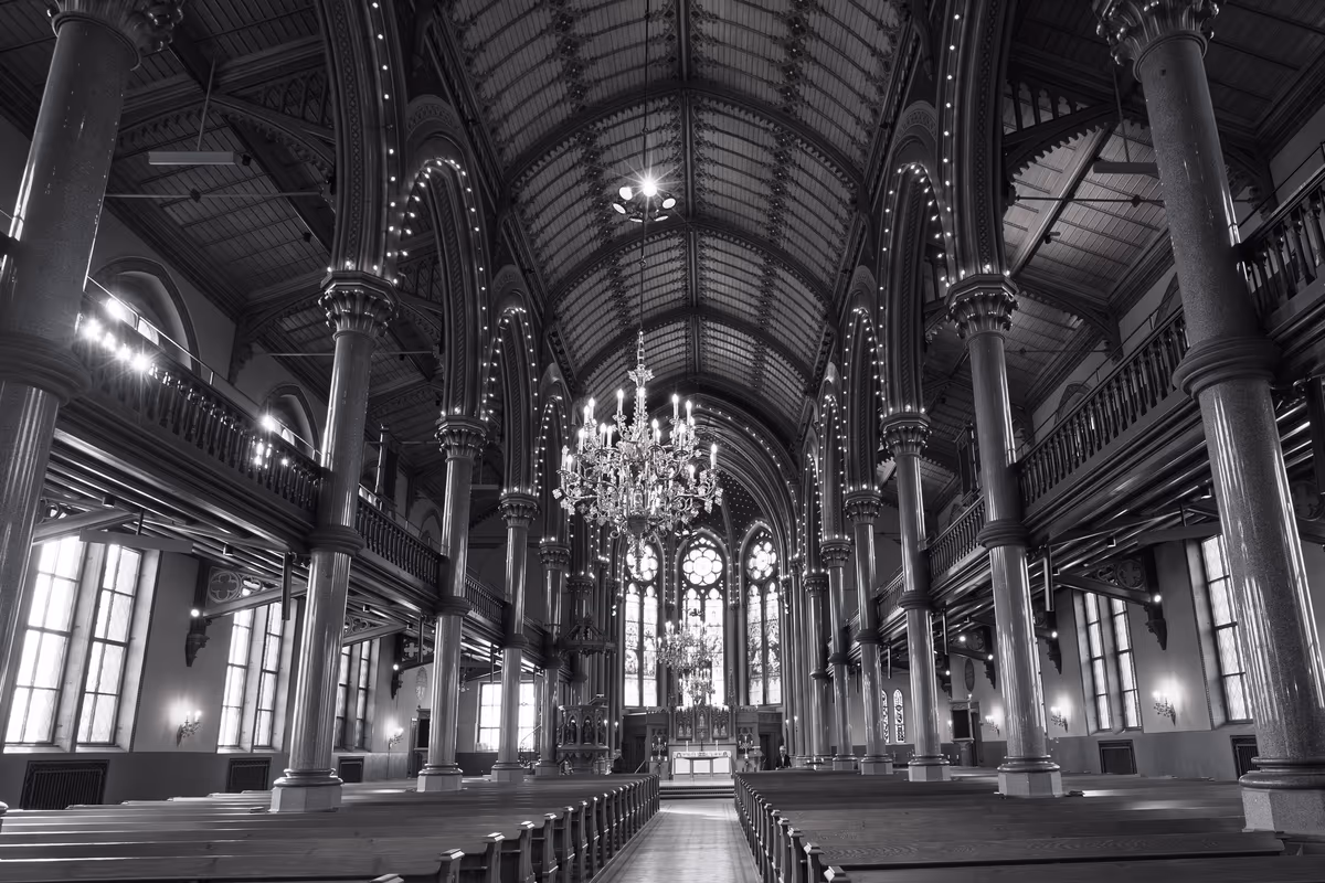 Bröllop vid Matteus kyrka i Norrköping