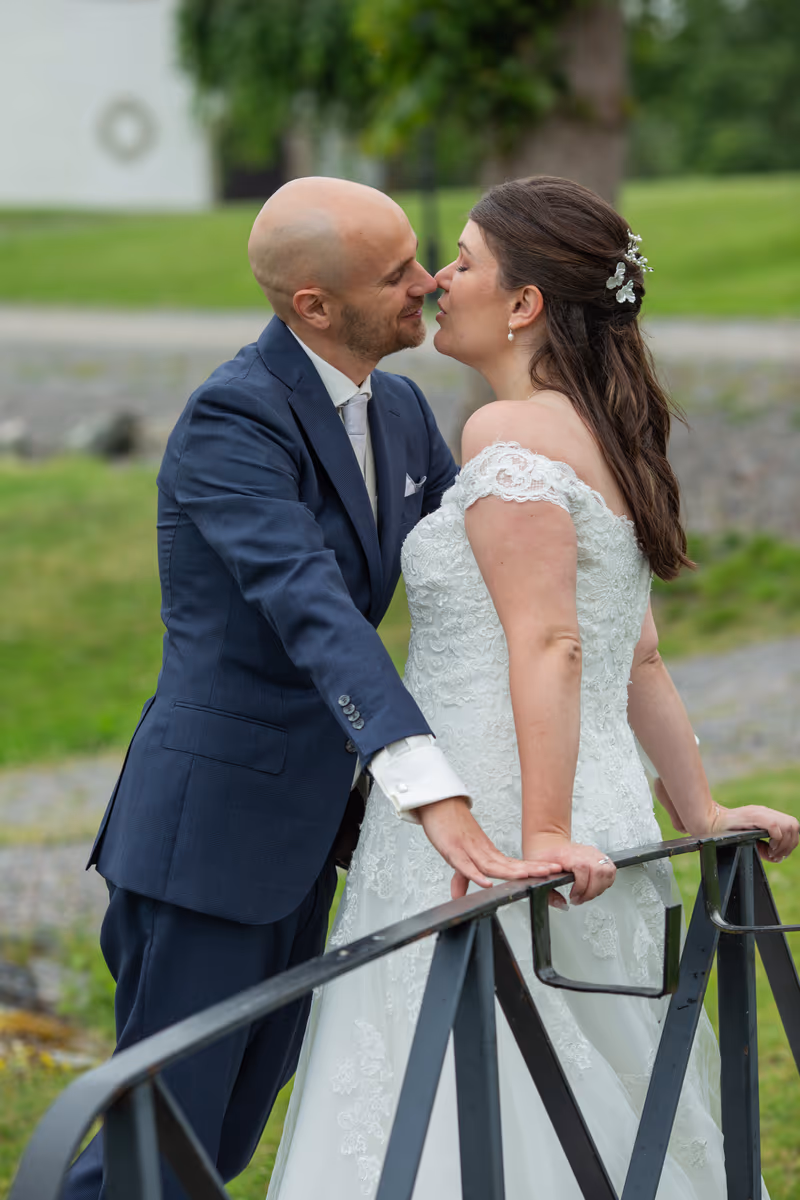 Bröllopsdag fotograferad av Gladdag